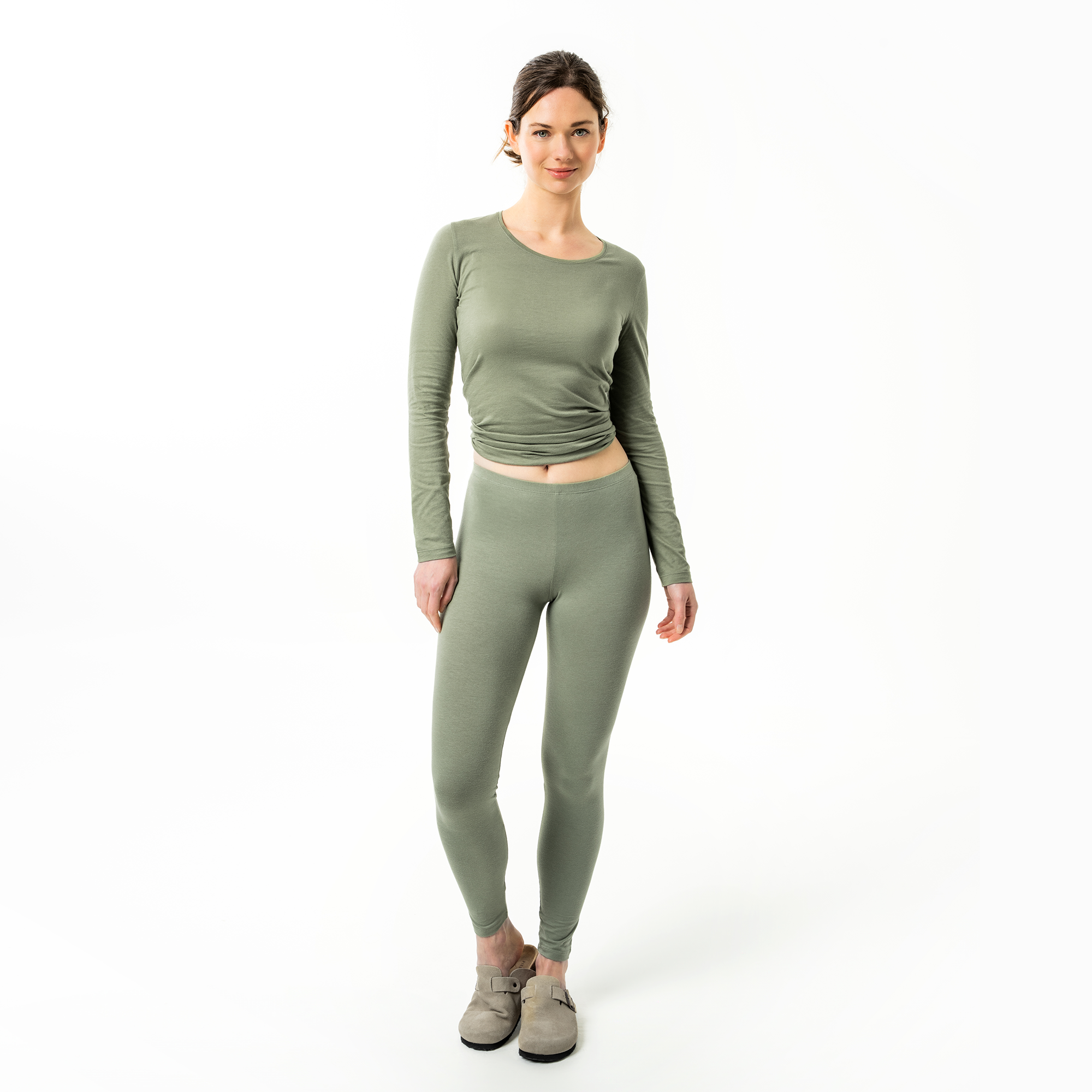 Organic Cotton Stretch Leggings: Women's