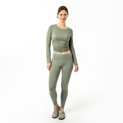 Organic Cotton Stretch Leggings: Women's