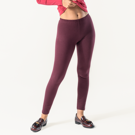 Organic Stretch Fleece Leggings: Women's