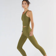 Organic 7/8 Stretch Leggings: Women's