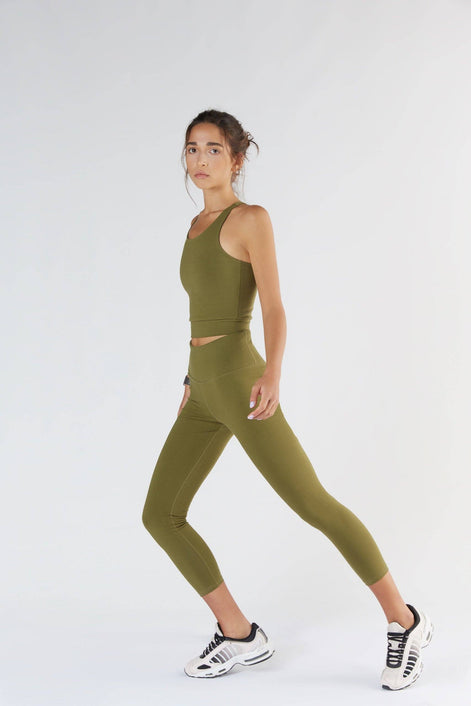 Organic 7/8 Stretch Leggings: Women's