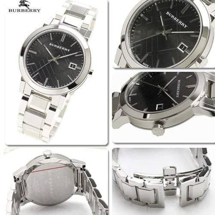 Burberry watch BU9001 Unisex Silver Tone