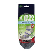 1 Pack Mens Lite Anklet Double Layer Socks