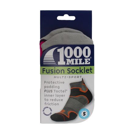 1 Pack Ladies Double Layer Fusion Ankle Socks