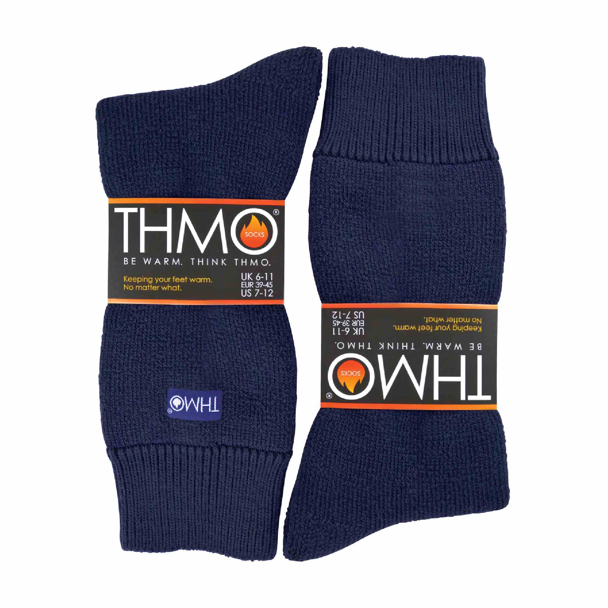 Mens Thick Winter Thermal Socks with Comfort Top (Multipack Options)