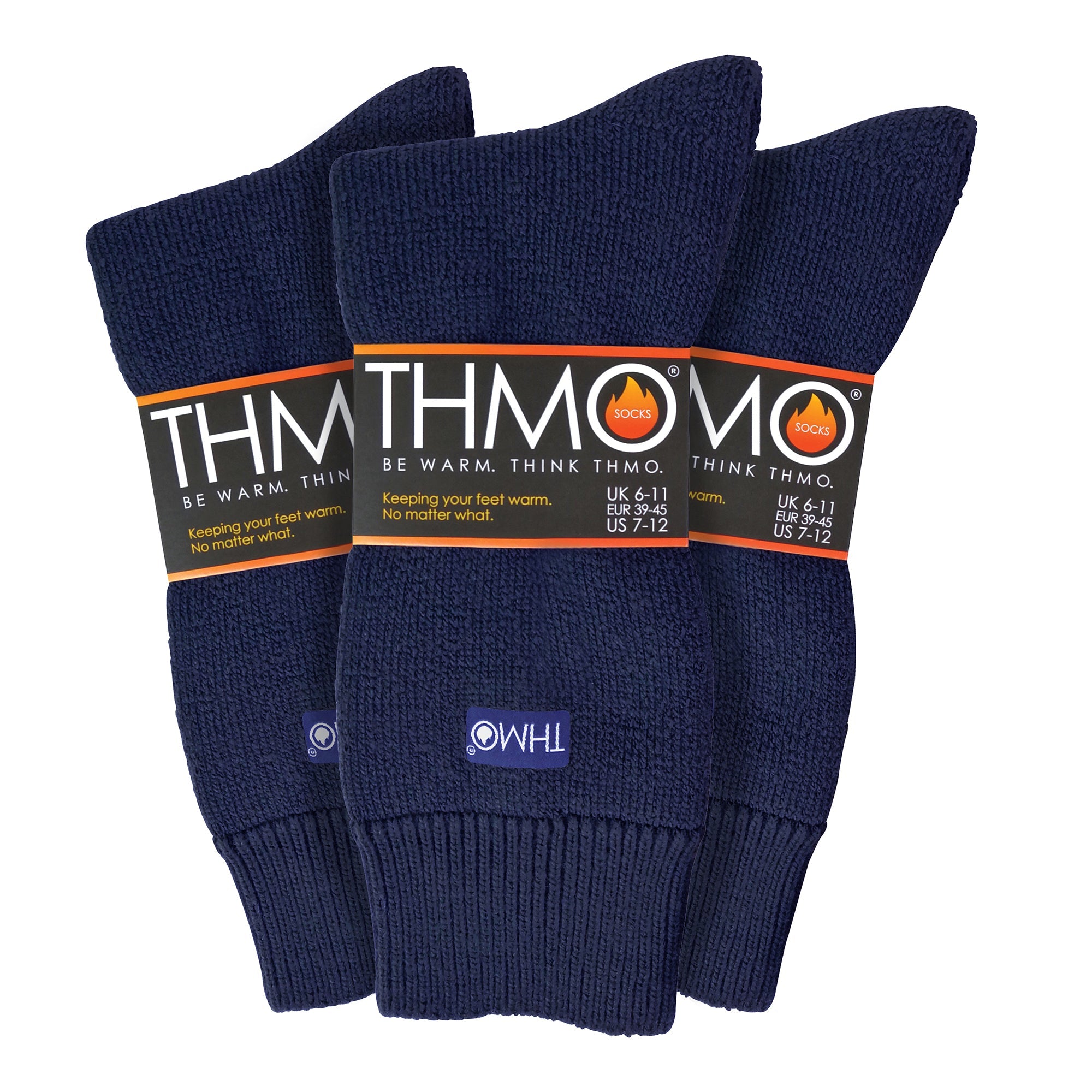 Mens Thick Winter Thermal Socks with Comfort Top (Multipack Options)