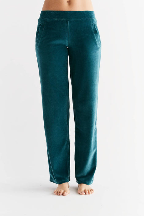 Organic Soft Fleece Straight Cut Sweatpants: Women's