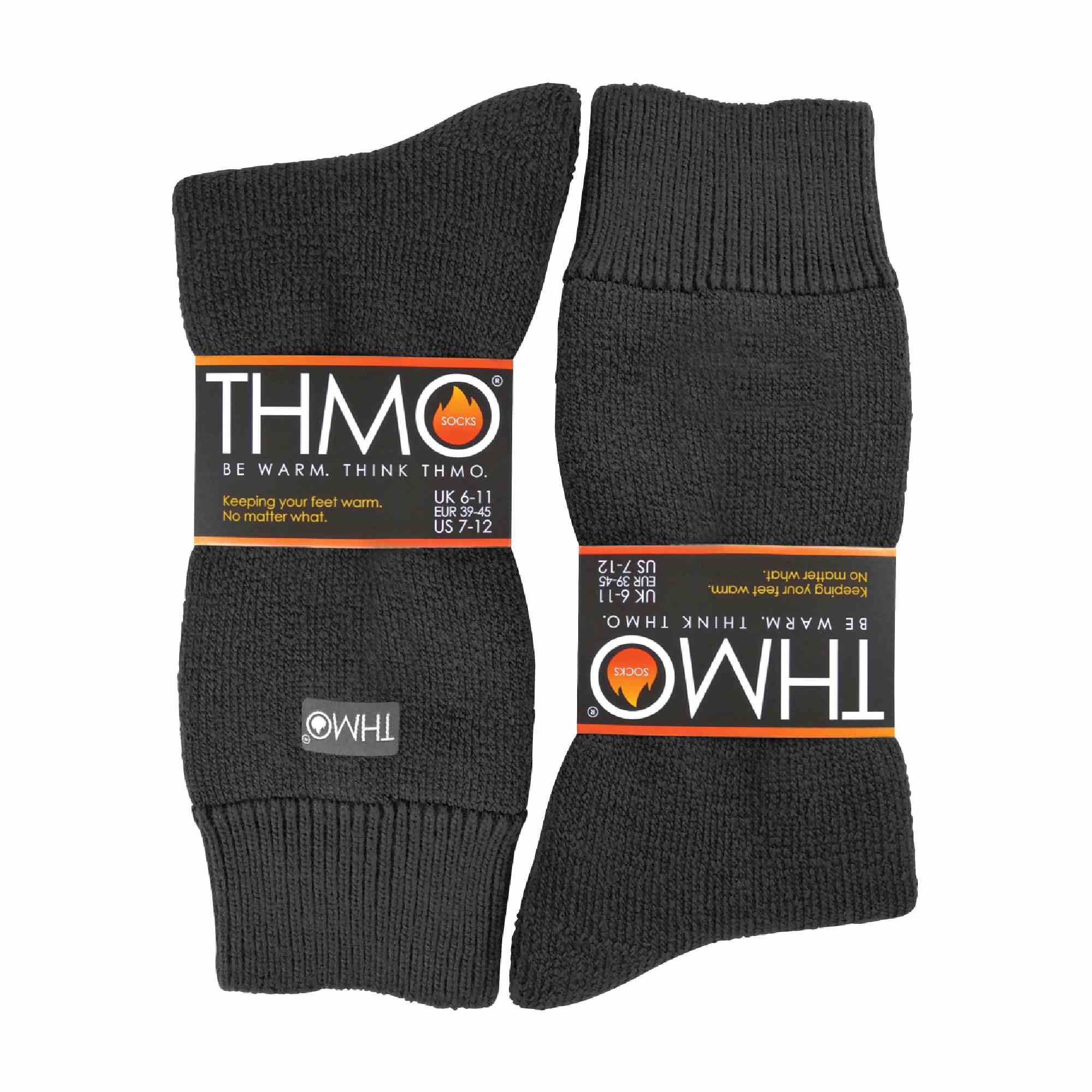 Mens Thick Winter Thermal Socks with Comfort Top (Multipack Options)