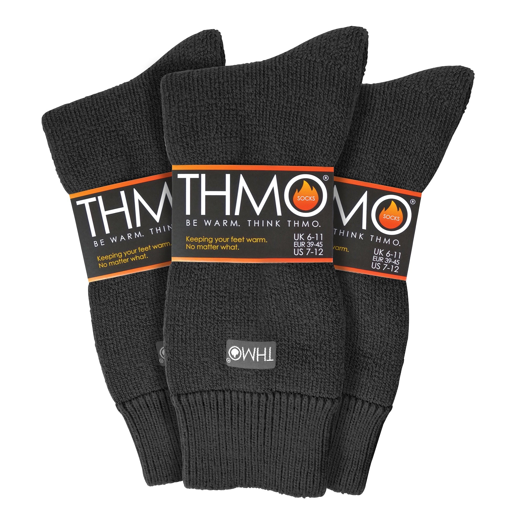 Mens Thick Winter Thermal Socks with Comfort Top (Multipack Options)