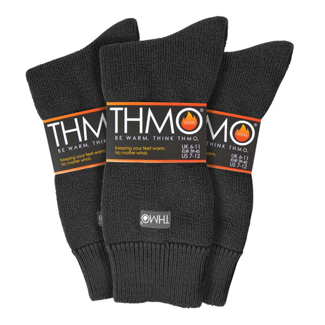 Mens Thick Winter Thermal Socks with Comfort Top (Multipack Options)