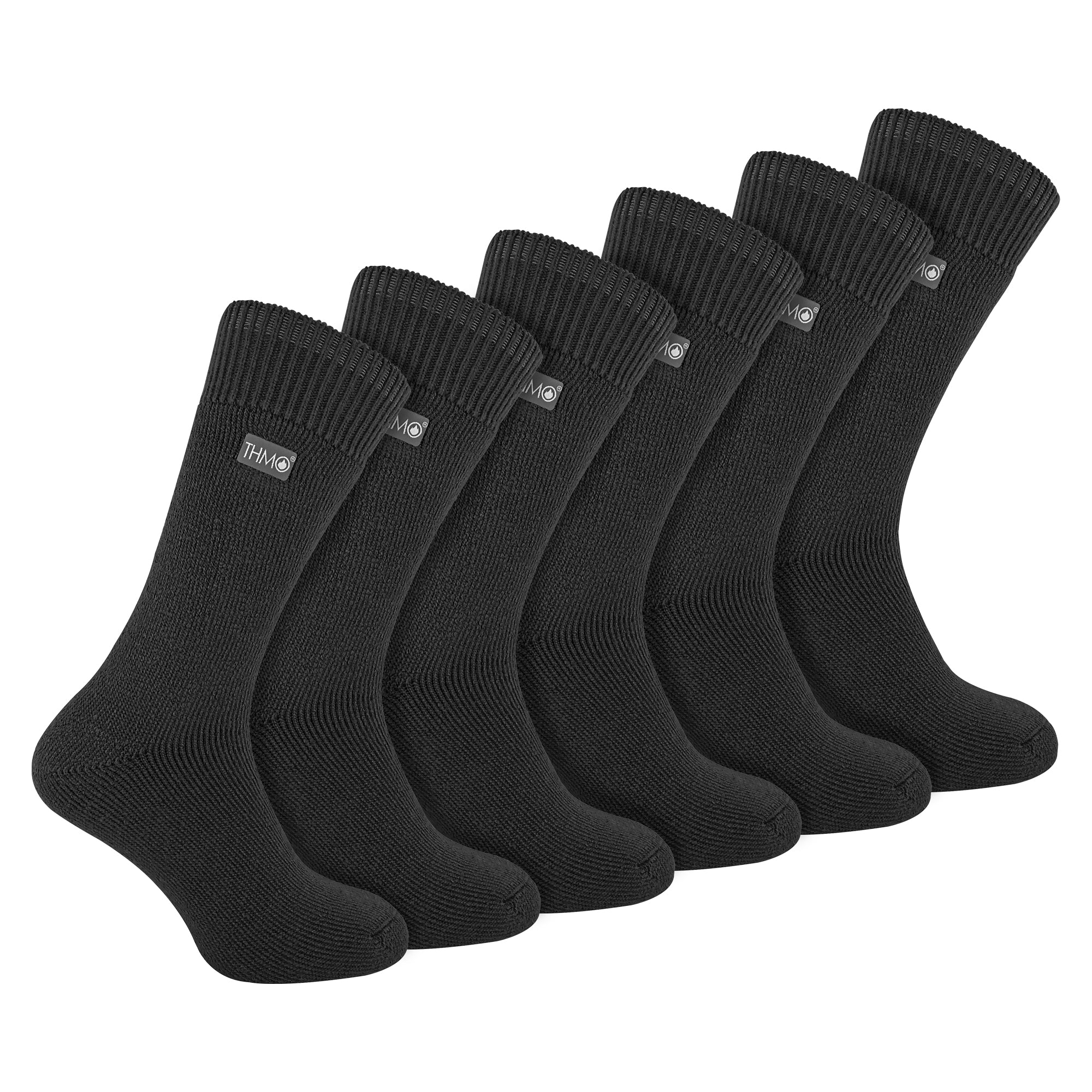 Mens Thick Winter Thermal Socks with Comfort Top (Multipack Options)
