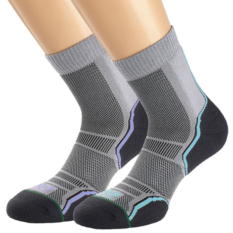 2 Pack Ladies Trail Single Layer Socks