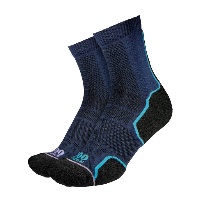 2 Pack Ladies Trail Repreve Single Layer Socks