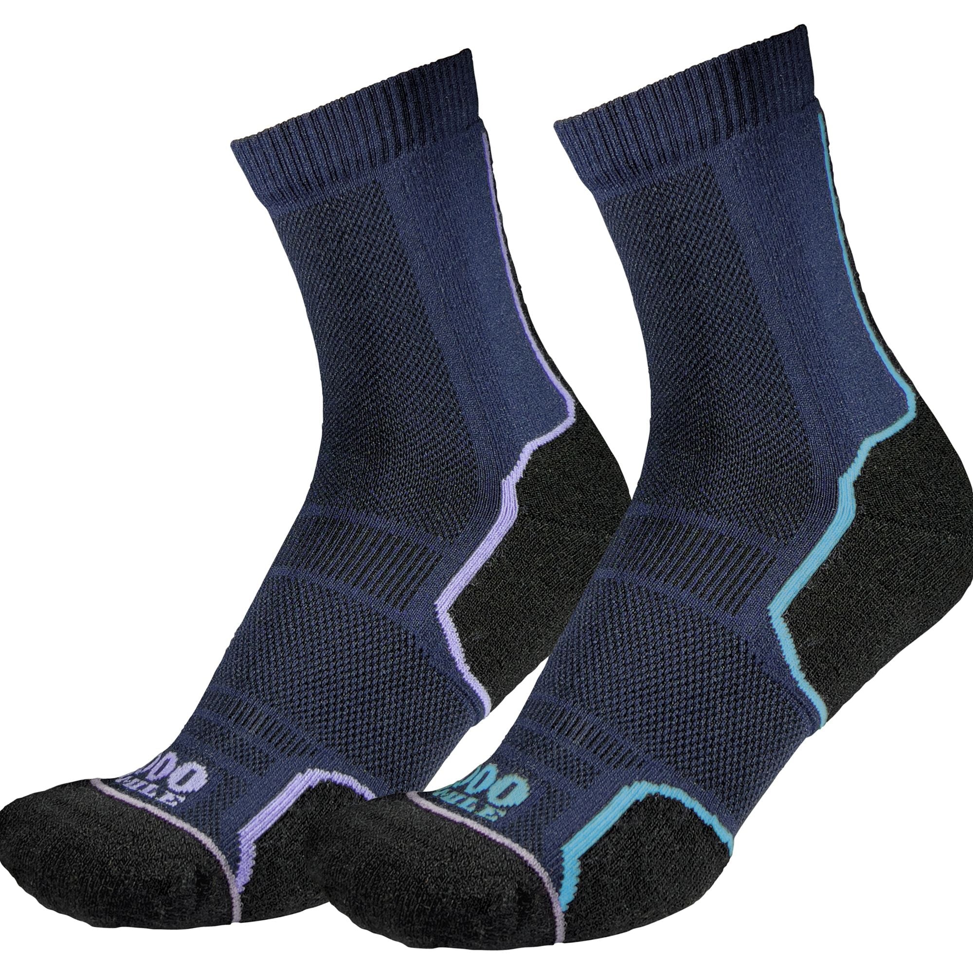 2 Pack Ladies Trail Repreve Single Layer Socks