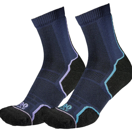 2 Pack Ladies Trail Repreve Single Layer Socks