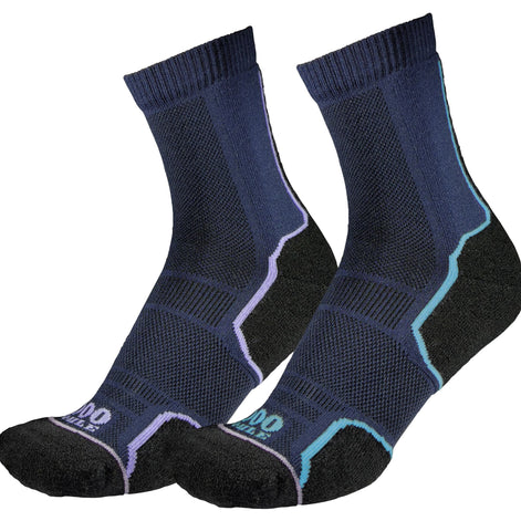 2 Pack Ladies Trail Repreve Single Layer Socks
