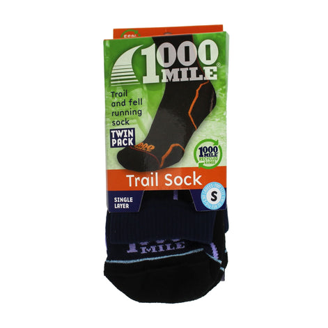 2 Pack Ladies Trail Repreve Single Layer Socks