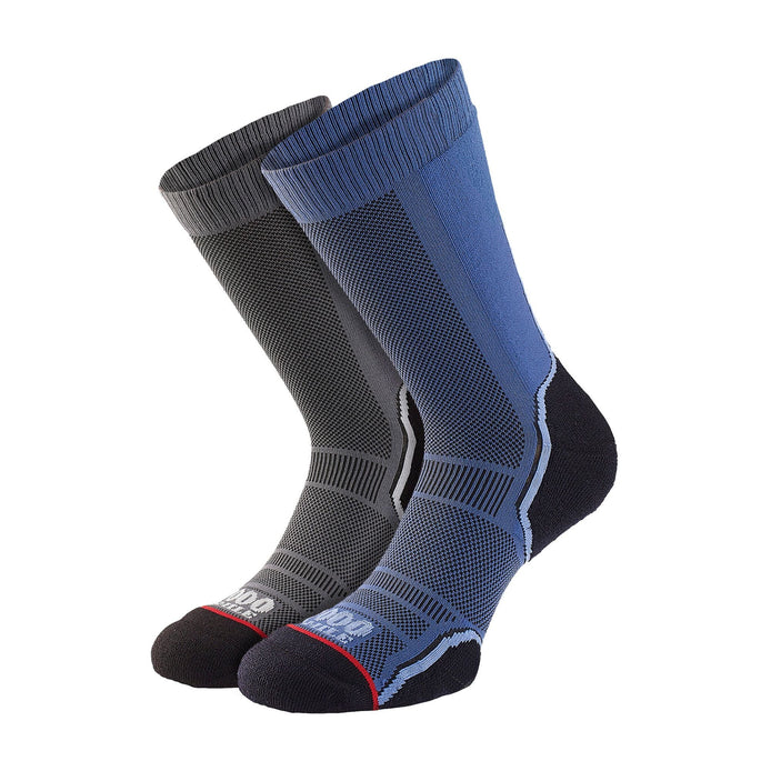 2 Pack Mens Trek Single Layer Socks