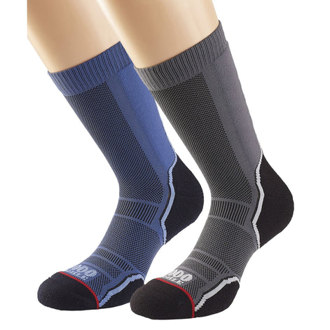 2 Pack Mens Trek Single Layer Socks