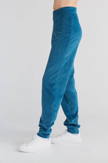 Organic Soft Fleece Cuffed Sweatpants: Women's