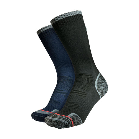 2 Pack Mens Walking Single Layer Socks