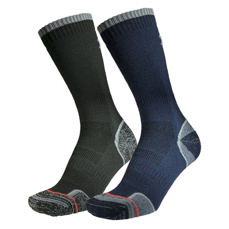 2 Pack Mens Walking Single Layer Socks