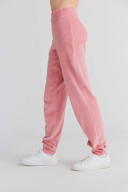 Organic Soft Fleece Cuffed Sweatpants: Women's