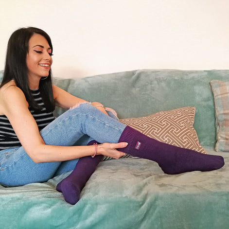 Ladies Thick Winter Thermal Socks with Seamless Toe (Multipack Options)