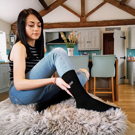 Ladies Thick Winter Thermal Socks with Seamless Toe (Multipack Options)