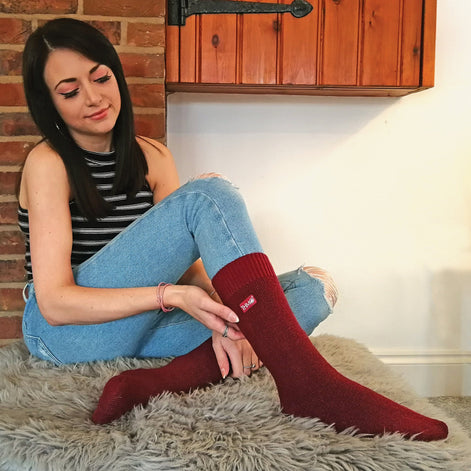 Ladies Thick Winter Thermal Socks with Seamless Toe (Multipack Options)
