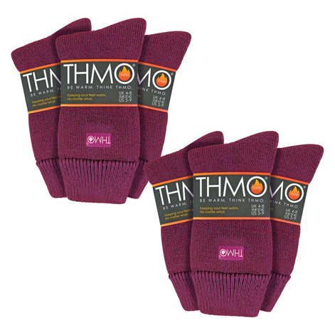 Ladies Thick Winter Thermal Socks with Seamless Toe (Multipack Options)