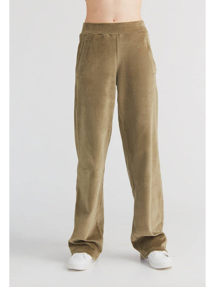 Organic Soft Fleece Straight Cut Sweatpants: Women's