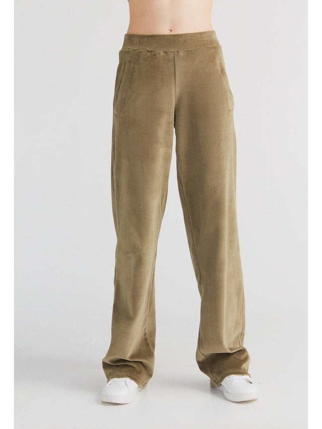 Organic Soft Fleece Straight Cut Sweatpants: Women's