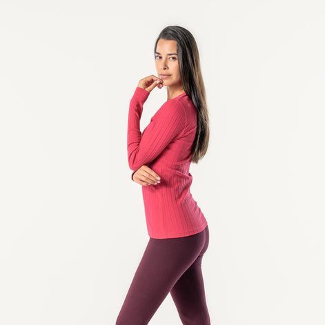 Essential Ribbed Long Sleeve Tee — Women's