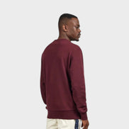 Embroidered Champion Sweatshirt Oxblood