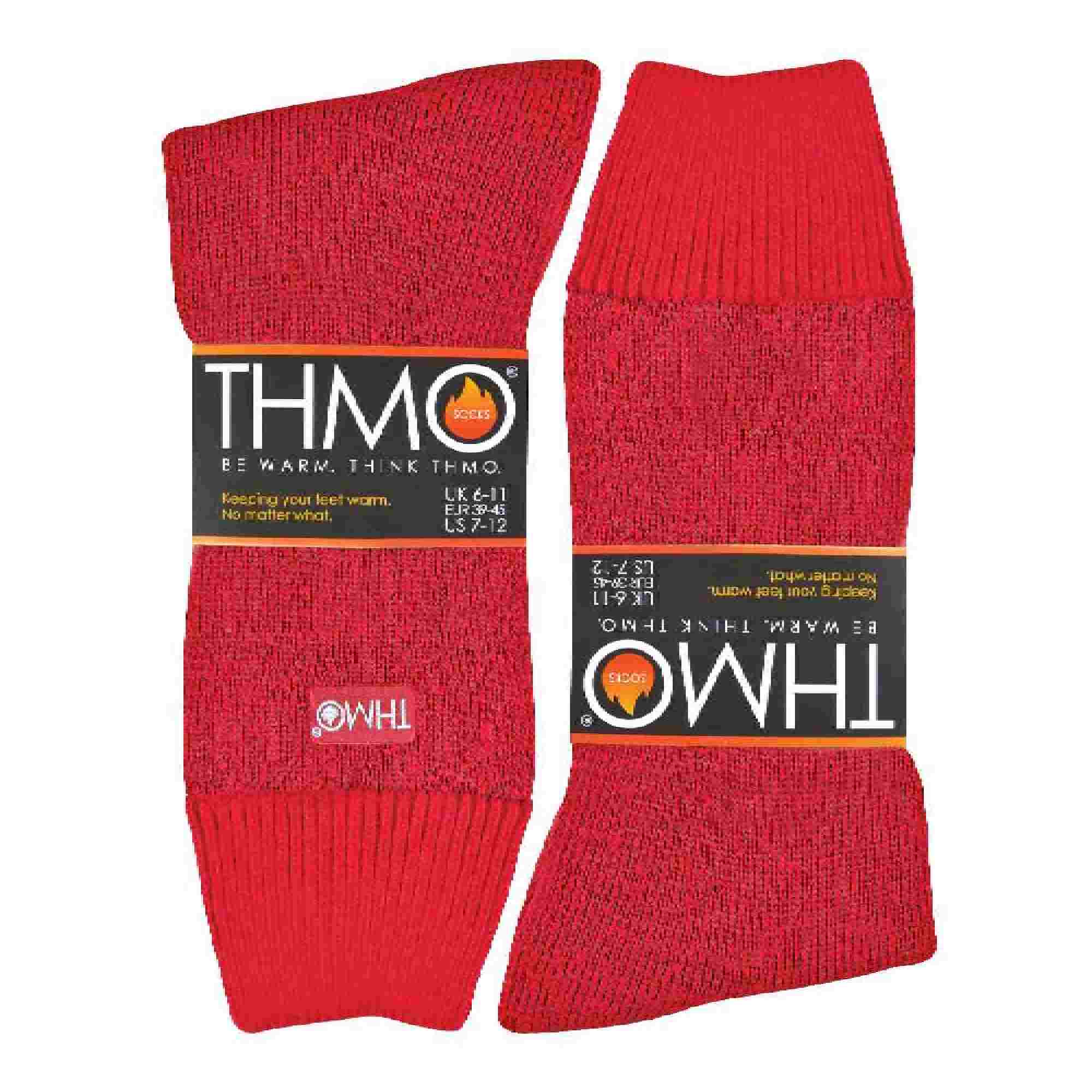 Mens Thick Winter Thermal Socks with Comfort Top (Multipack Options)