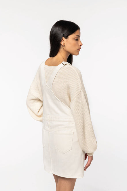 Organic Dungarees Dress: Women's