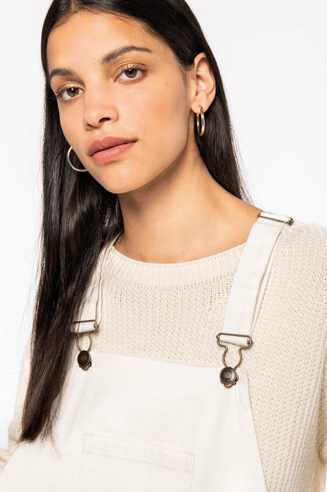 Organic Dungarees Dress: Women's