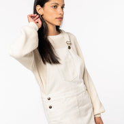 Organic Dungarees Dress: Women's