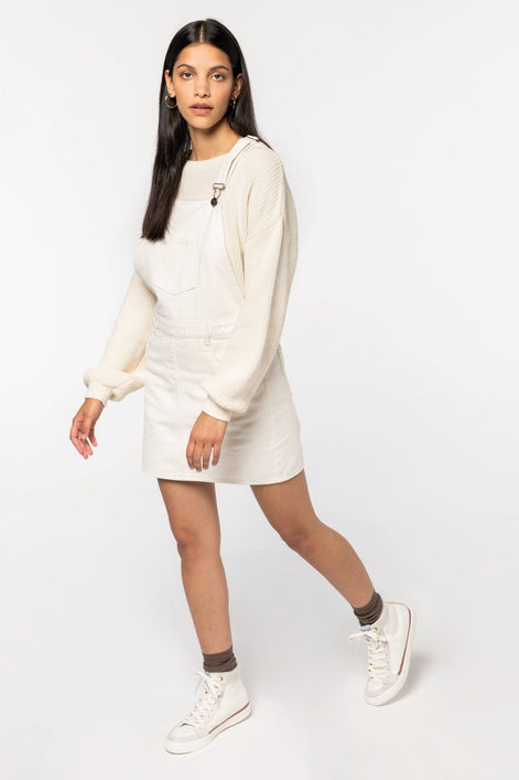 Organic Dungarees Dress: Women's