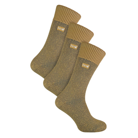Mens Thick Winter Thermal Socks with Comfort Top (Multipack Options)