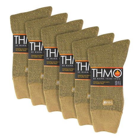 Mens Thick Winter Thermal Socks with Comfort Top (Multipack Options)