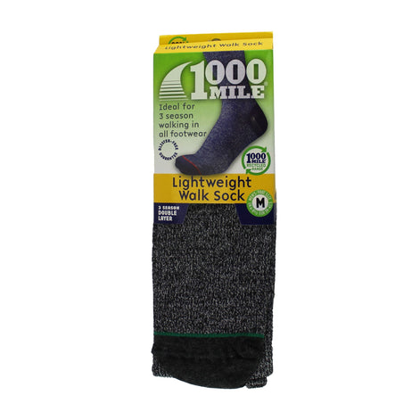 1 Pack Mens Lightweight Walking Repreve Socks