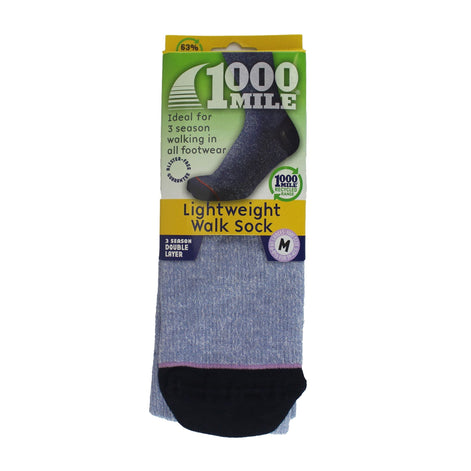 1 Pack Ladies Lightweight Walking Repreve Socks