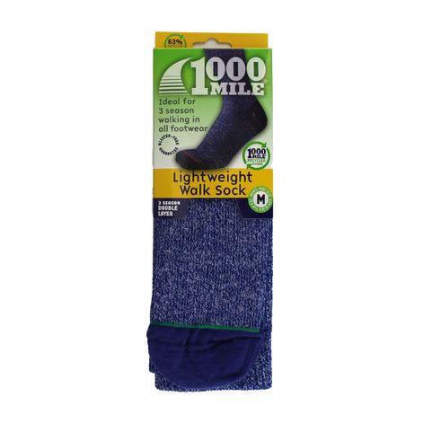1 Pack Mens Lightweight Walking Repreve Socks