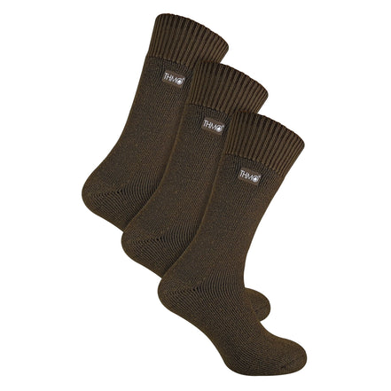 Mens Thick Winter Thermal Socks with Comfort Top (Multipack Options)