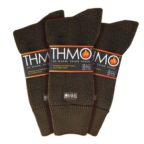 Mens Thick Winter Thermal Socks with Comfort Top (Multipack Options)