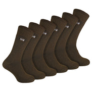 Mens Thick Winter Thermal Socks with Comfort Top (Multipack Options)