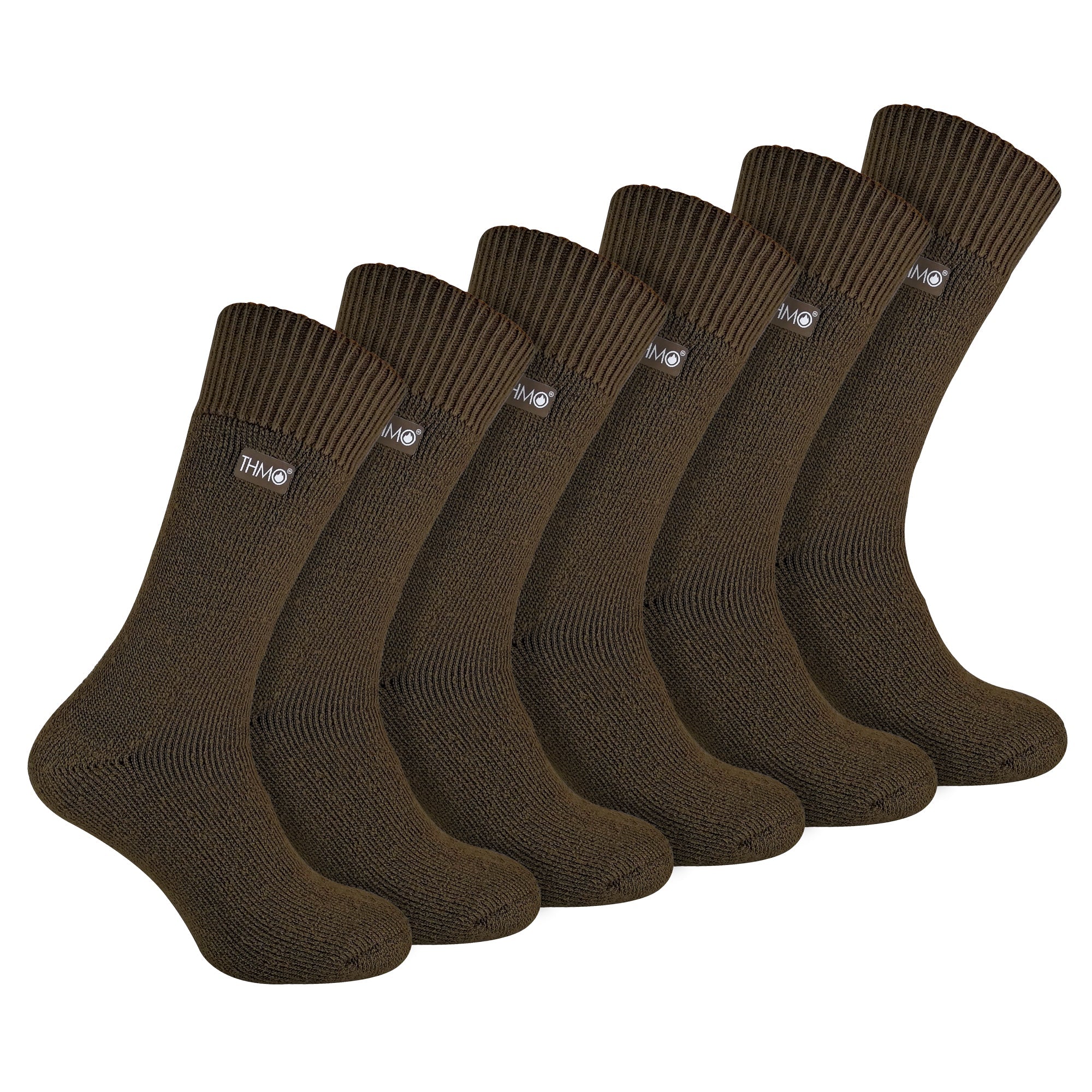 Mens Thick Winter Thermal Socks with Comfort Top (Multipack Options)
