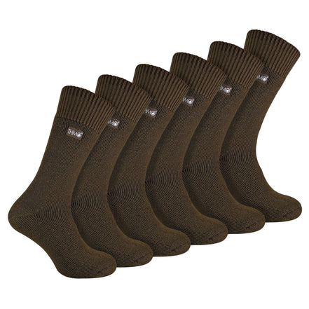 Mens Thick Winter Thermal Socks with Comfort Top (Multipack Options)